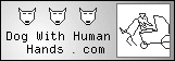 Dog With Human Hands . com